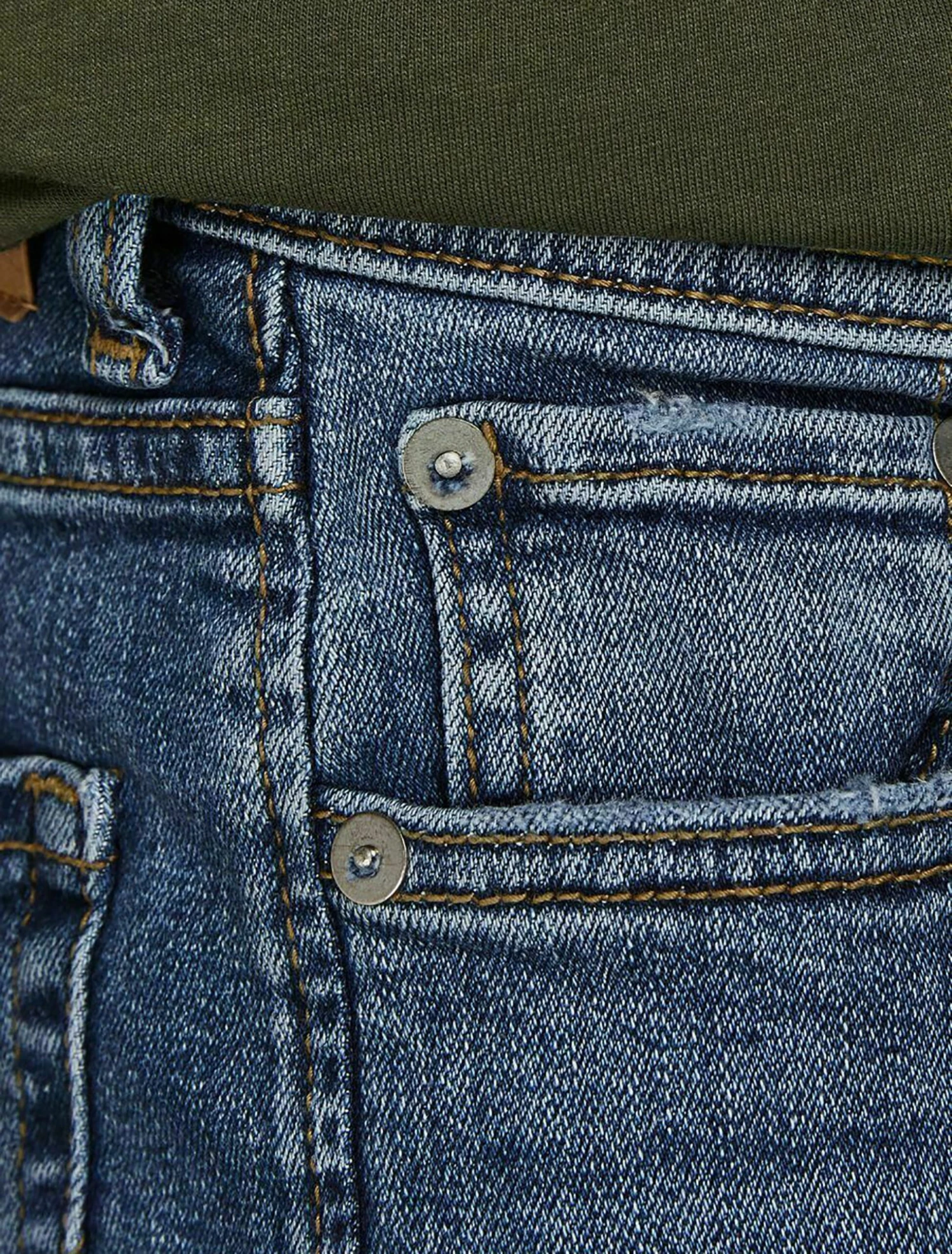 Jack & Jones Junior Slim Fit Glenn Original Am - Slim Fit Jeans - Blue Denim 6 Jack & Jones Junior Slim Fit Glenn Original Am - Slim Fit Jeans - Blue Denim - Afbeelding 6