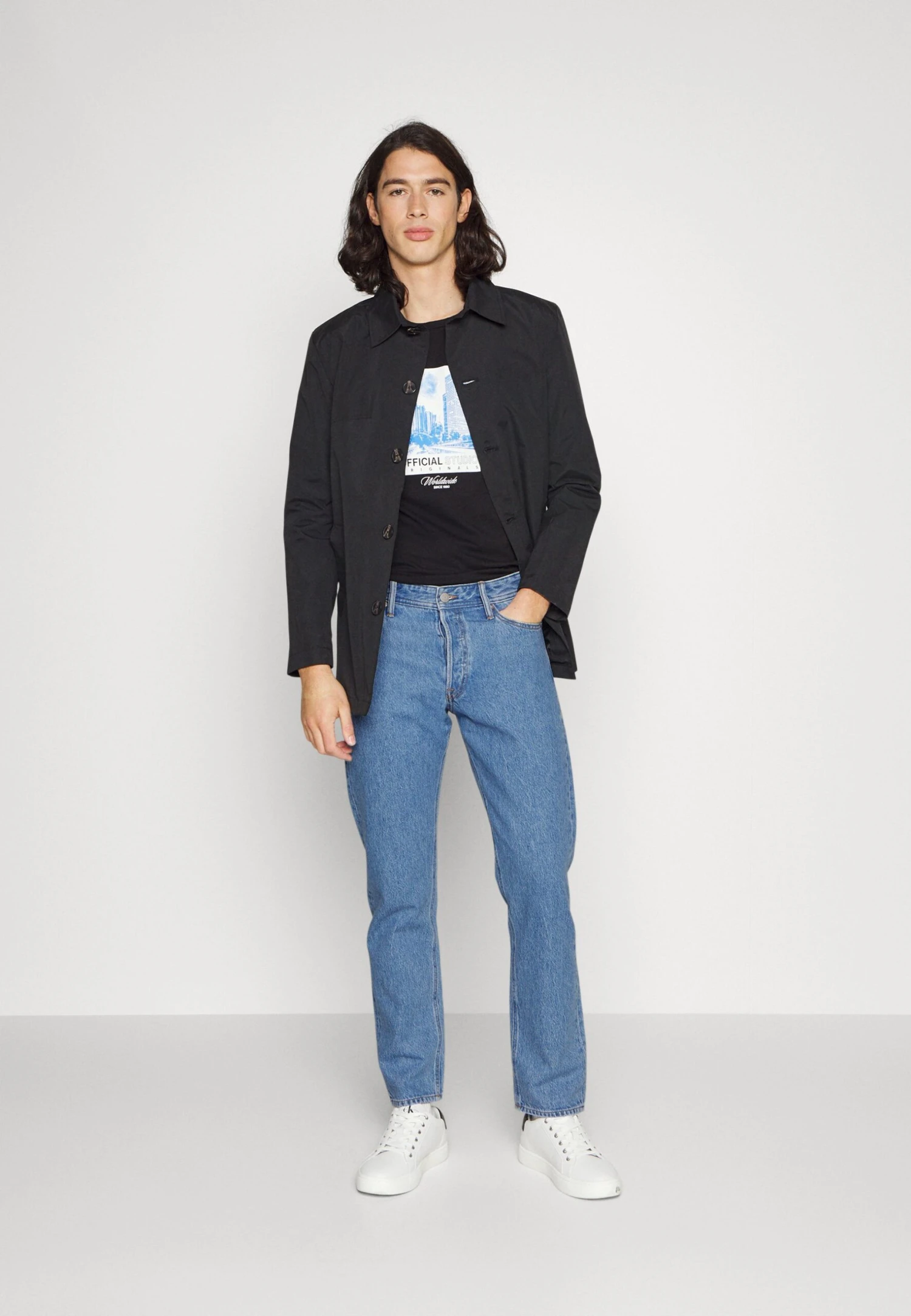 Jack & Jones Jjichris Original - Relaxed Fit Jeans - Blue Denim 2 Jack & Jones Jjichris Original - Relaxed Fit Jeans - Blue Denim - Afbeelding 2