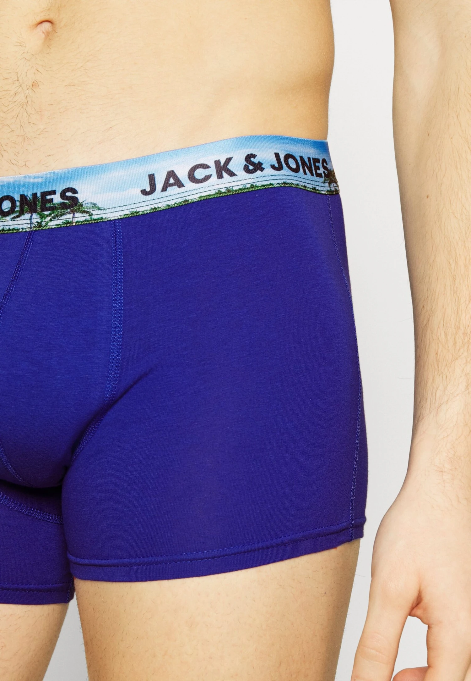 Jack & Jones Jacwaco Trunks 5 Pack - Onderbroeken - Black/Navy Blazer/Silver Lake Blue/Surf The Web 6 Jack & Jones Jacwaco Trunks 5 Pack - Onderbroeken - Black/Navy Blazer/Silver Lake Blue/Surf The Web - Afbeelding 6