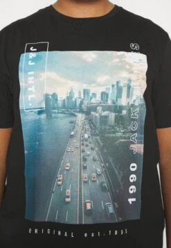 Jack & Jones Jjgarner Tee Crew Neck - T-Shirt Print - Black -Jack & Jones Verkoopwinkel 049755de768249cf93147ee8132c8c1f