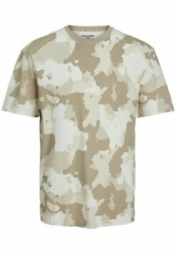 Jack & Jones Camo - T-Shirt Print - Moonbeam -Jack & Jones Verkoopwinkel 0739baa74c204d41a13aa004310674ff