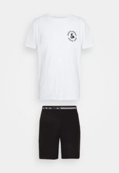 Jack & Jones Jacbasic Tee Set - Pyjama - White/Black -Jack & Jones Verkoopwinkel 082fe98f15d94d998adb9f976093730b