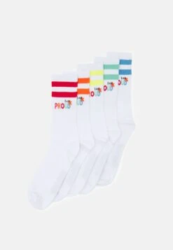 Jack & Jones Jacpride Tennis Socks 5 Pack - Sokken - White