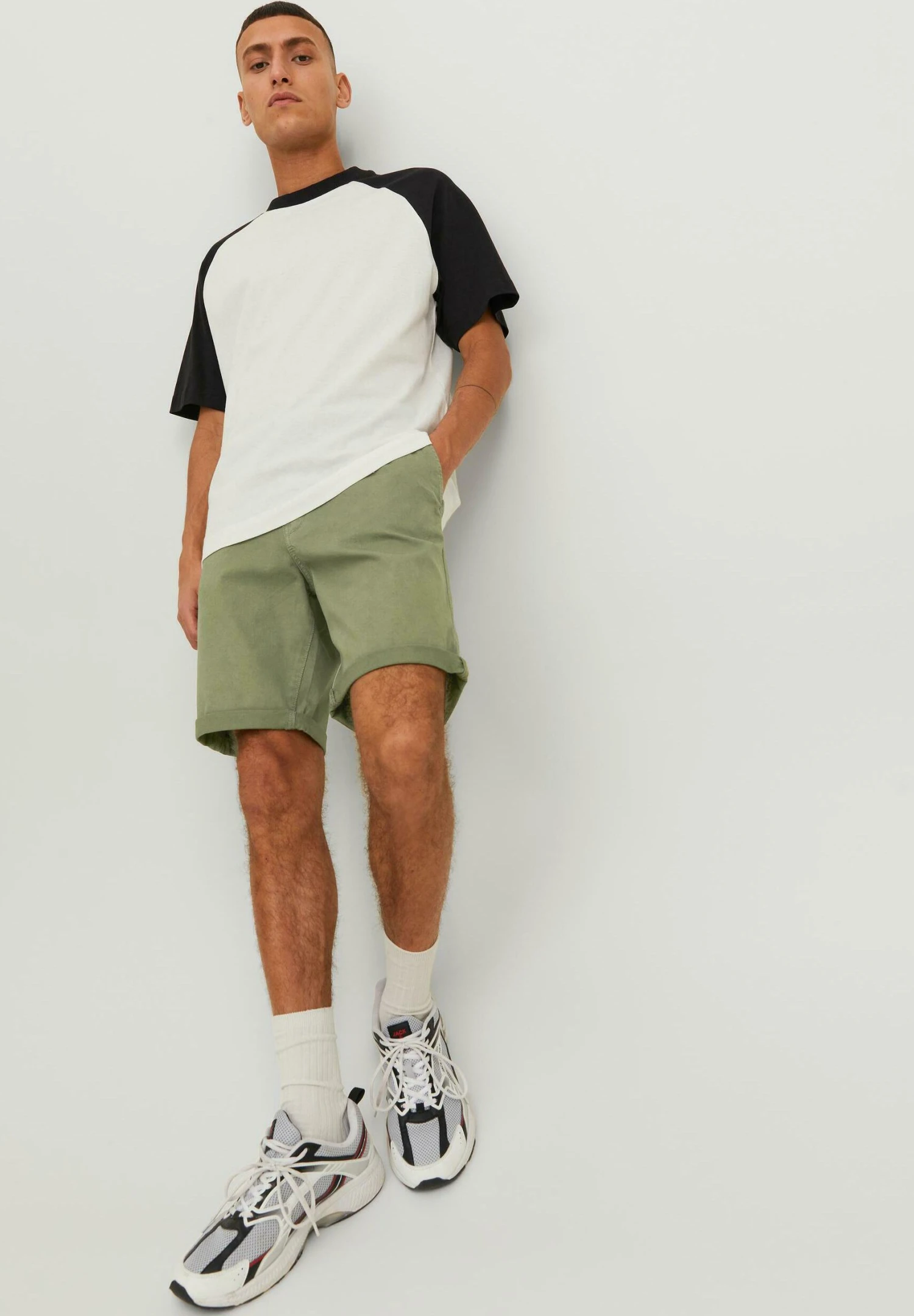 Jack & Jones Jpstfred Jjchino - Shorts - Deep Lichen Green 6 Jack & Jones Jpstfred Jjchino - Shorts - Deep Lichen Green - Afbeelding 6