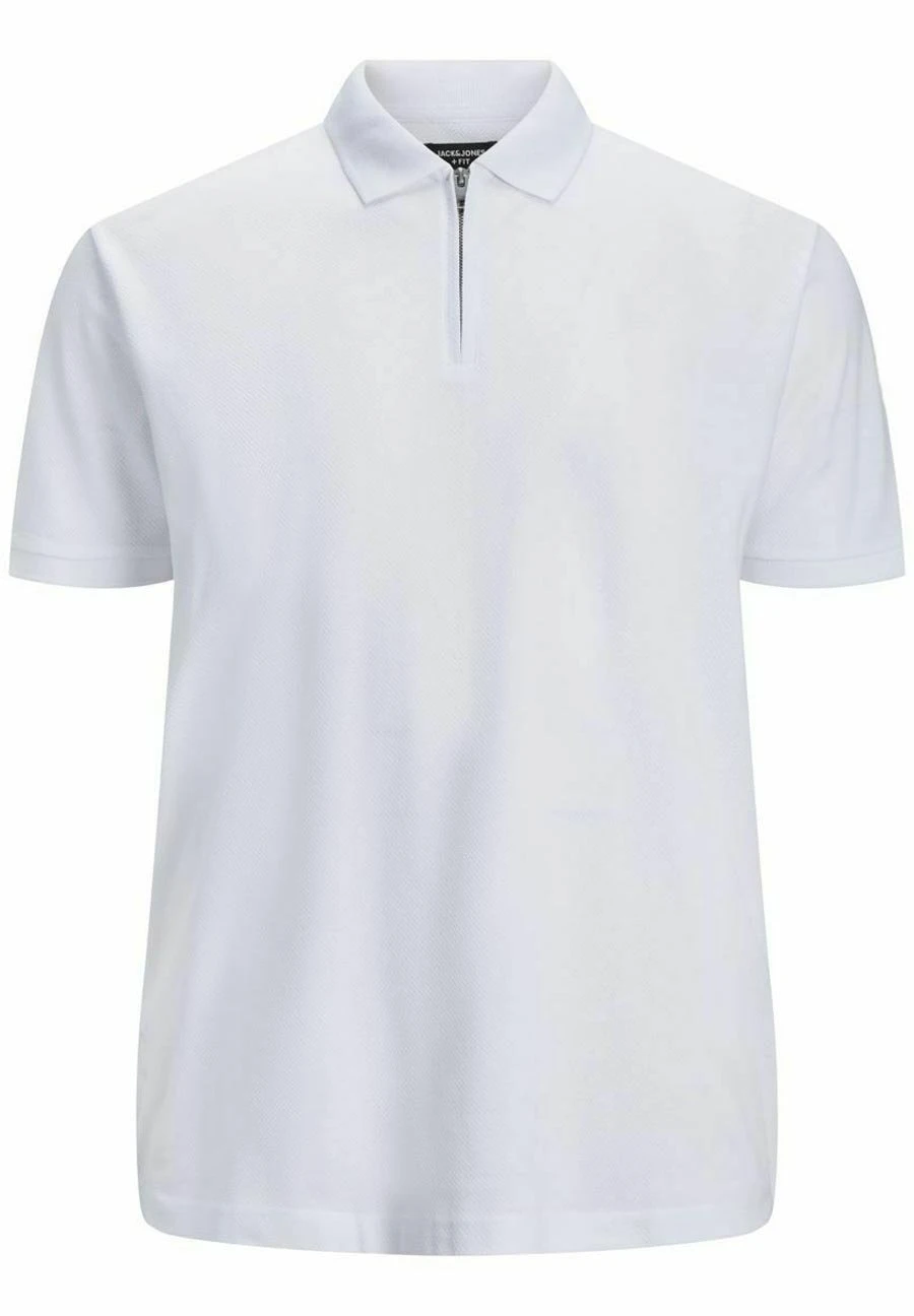 Jack & Jones Reissverschluss - Poloshirt - Bright White 7 Jack & Jones Reissverschluss - Poloshirt - Bright White - Afbeelding 7