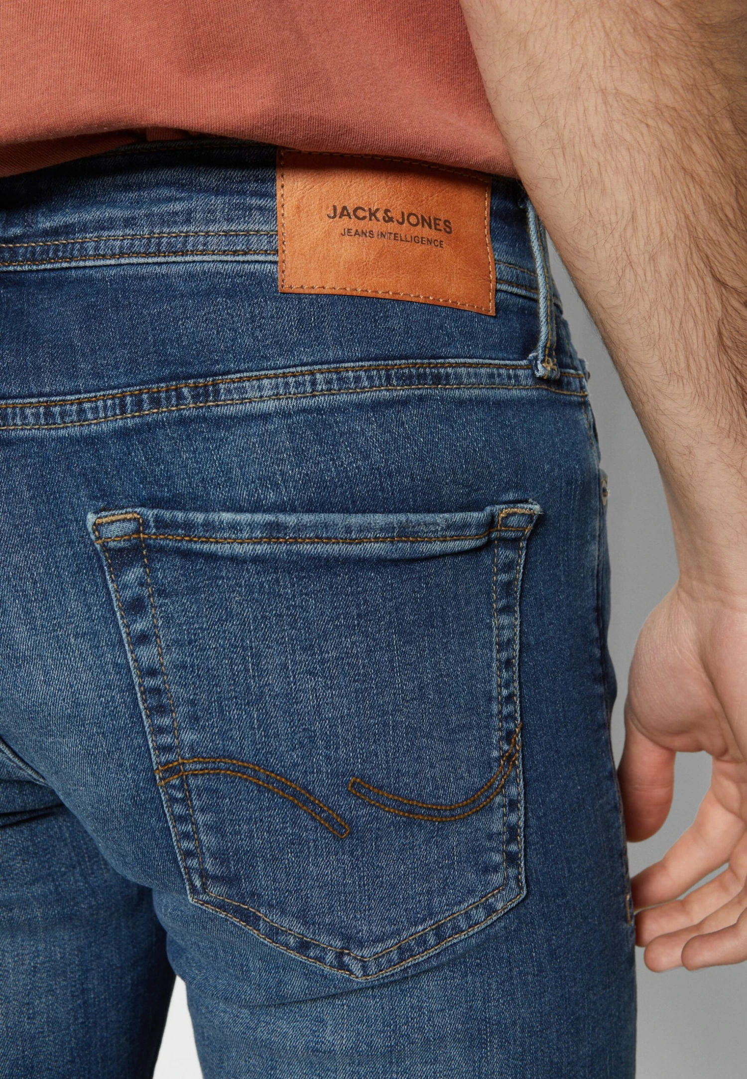 Jack & Jones Jjiglenn - Slim Fit Jeans - Blue Denim 7 Jack & Jones Jjiglenn - Slim Fit Jeans - Blue Denim - Afbeelding 7