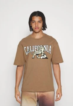 Jack & Jones Jordallas Tee Crew Neck Unisex - T-Shirt Print - Malt Ball