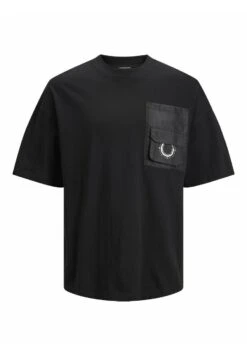 Jack & Jones Overlay - T-Shirt Print - Black -Jack & Jones Verkoopwinkel 0bbfeafd405e42caa5991550f1a08249