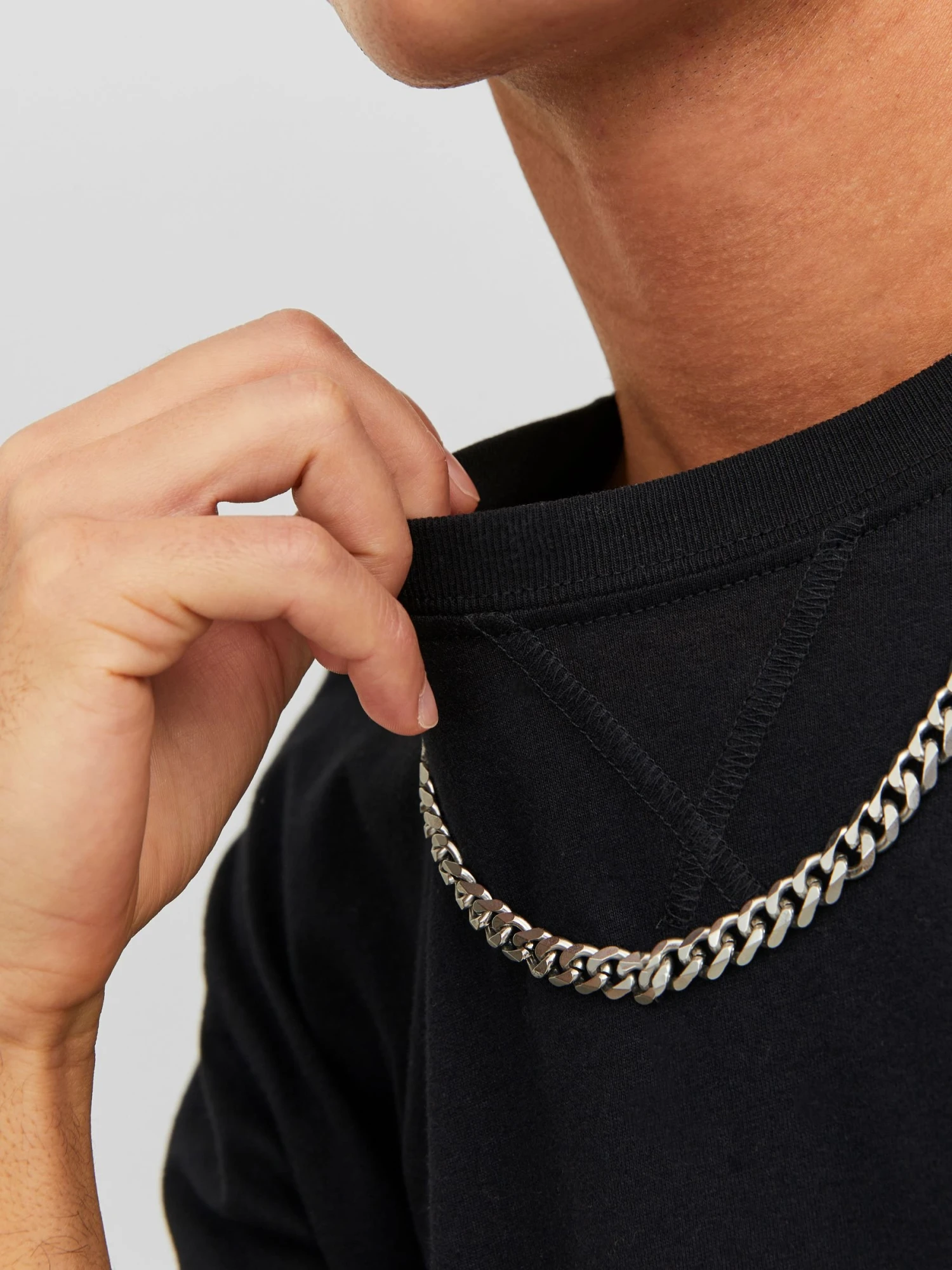 Jack & Jones Jcoclassic Crew Neck - T-Shirt Basic - Black 4 Jack & Jones Jcoclassic Crew Neck - T-Shirt Basic - Black - Afbeelding 4