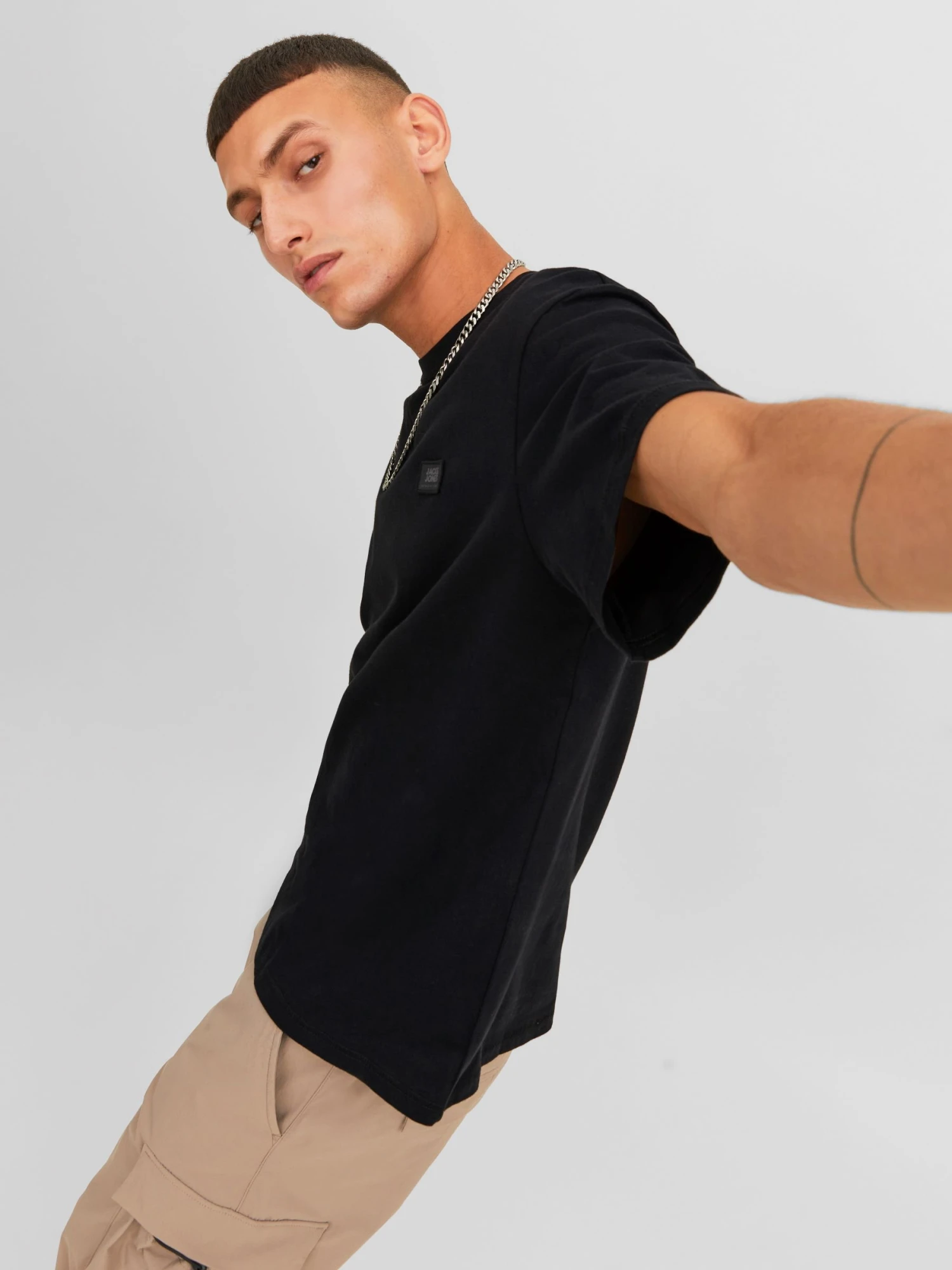 Jack & Jones Jcoclassic Crew Neck - T-Shirt Basic - Black 6 Jack & Jones Jcoclassic Crew Neck - T-Shirt Basic - Black - Afbeelding 6