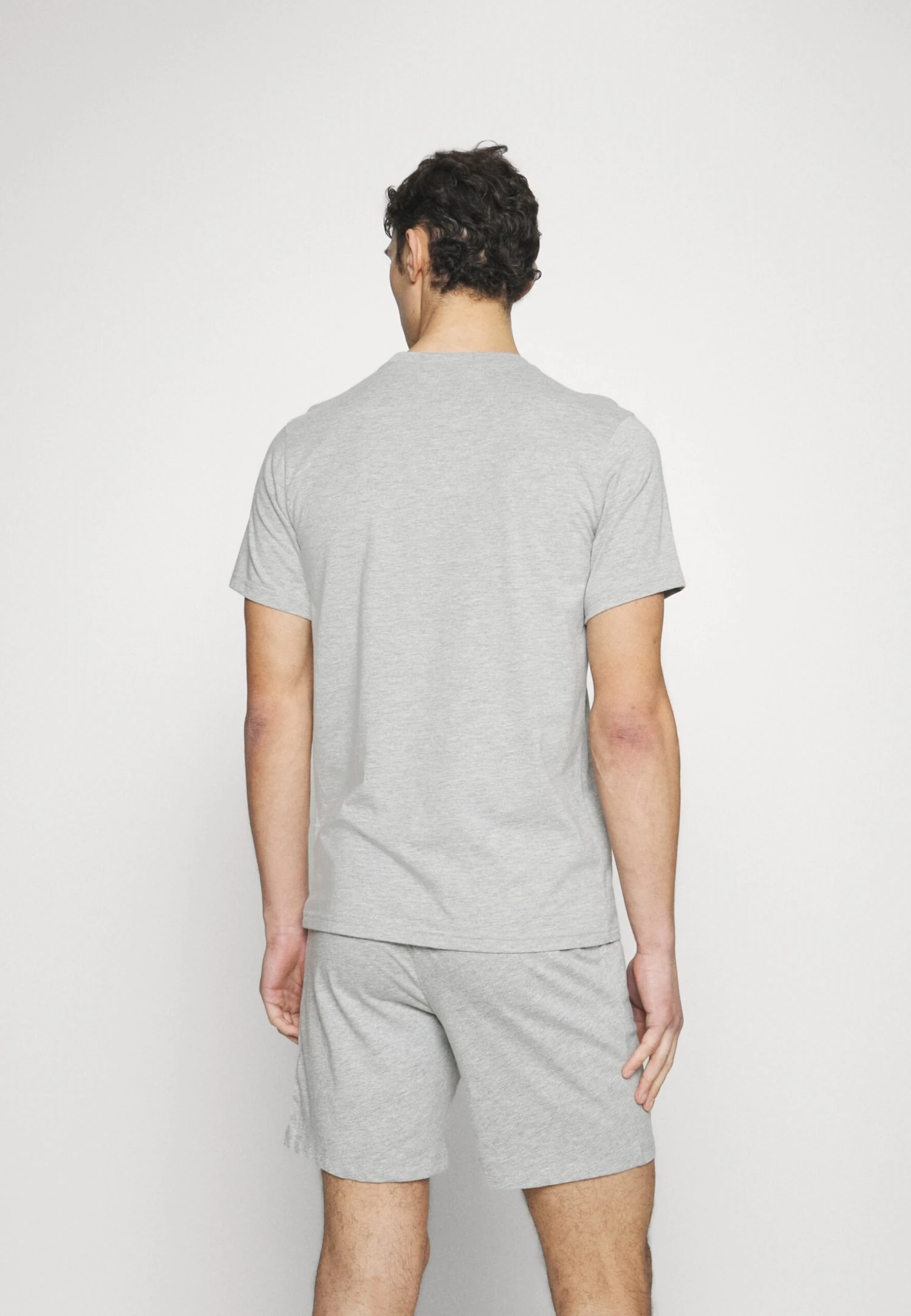 Jack & Jones Jacaaron Ss Tee And Shorts Set - Pyjama - Light Grey Melange 3 Jack & Jones Jacaaron Ss Tee And Shorts Set - Pyjama - Light Grey Melange - Afbeelding 3