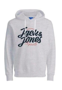 Jack & Jones List - Hoodie - Light Grey Melange
