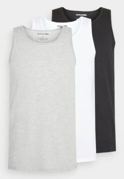 Jack & Jones Jactank 5 Pack - Hemd - Light Grey Melange/White/Black -Jack & Jones Verkoopwinkel 112ffa3437bb453a9b8e043b35158e8f