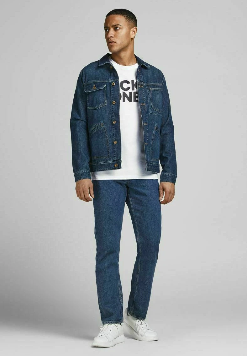 Jack & Jones Jjecorp Logo Ss O NeckNoos - T-Shirt Print - White 2 Jack & Jones Jjecorp Logo Ss O NeckNoos - T-Shirt Print - White - Afbeelding 2