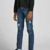 Jack & Jones Junior Slim Fit Glenn Original Am - Slim Fit Jeans - Blue Denim
