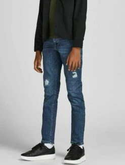Jack & Jones Junior Slim Fit Glenn Original Am - Slim Fit Jeans - Blue Denim