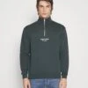 Jack & Jones Jorvesterbro Quarter Zip Hn Sn - Sweater - Magical Forest