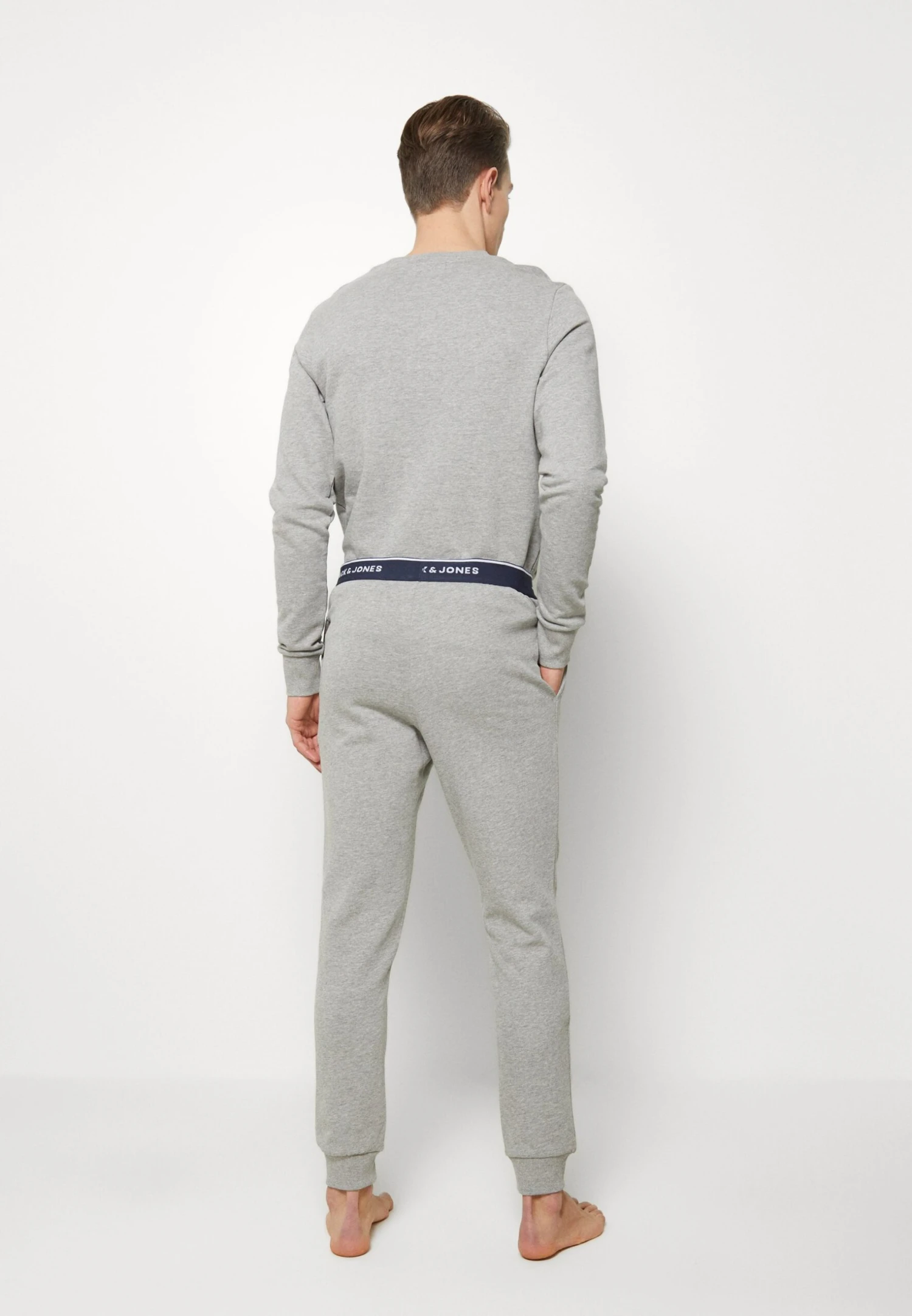 Jack & Jones Jaclounge - Pyjama - Light Grey Melange 5 Jack & Jones Jaclounge - Pyjama - Light Grey Melange - Afbeelding 5