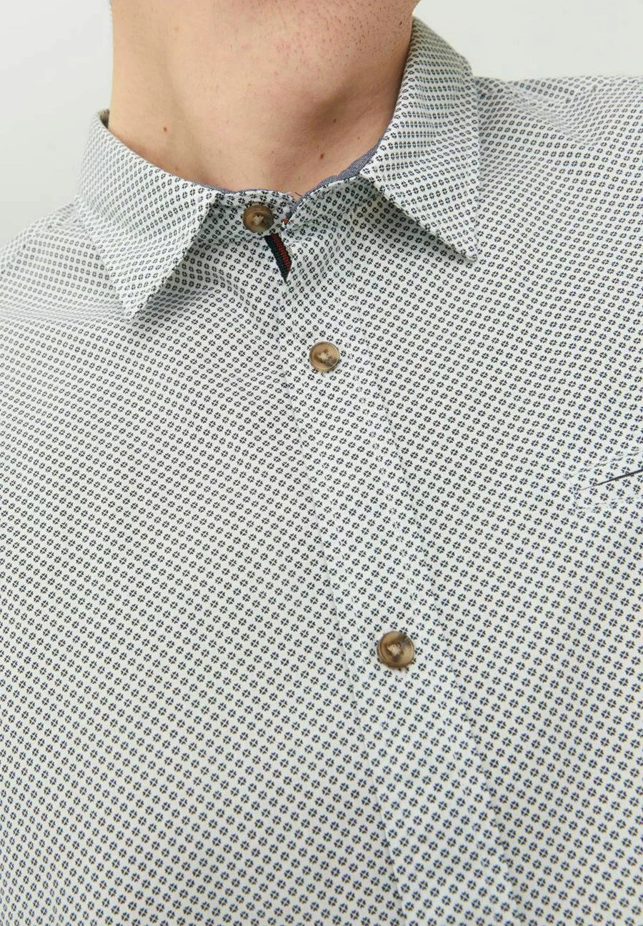 Jack & Jones Plus Size- Overhemd - Cloud Dancer 4 Jack & Jones Plus Size- Overhemd - Cloud Dancer - Afbeelding 4