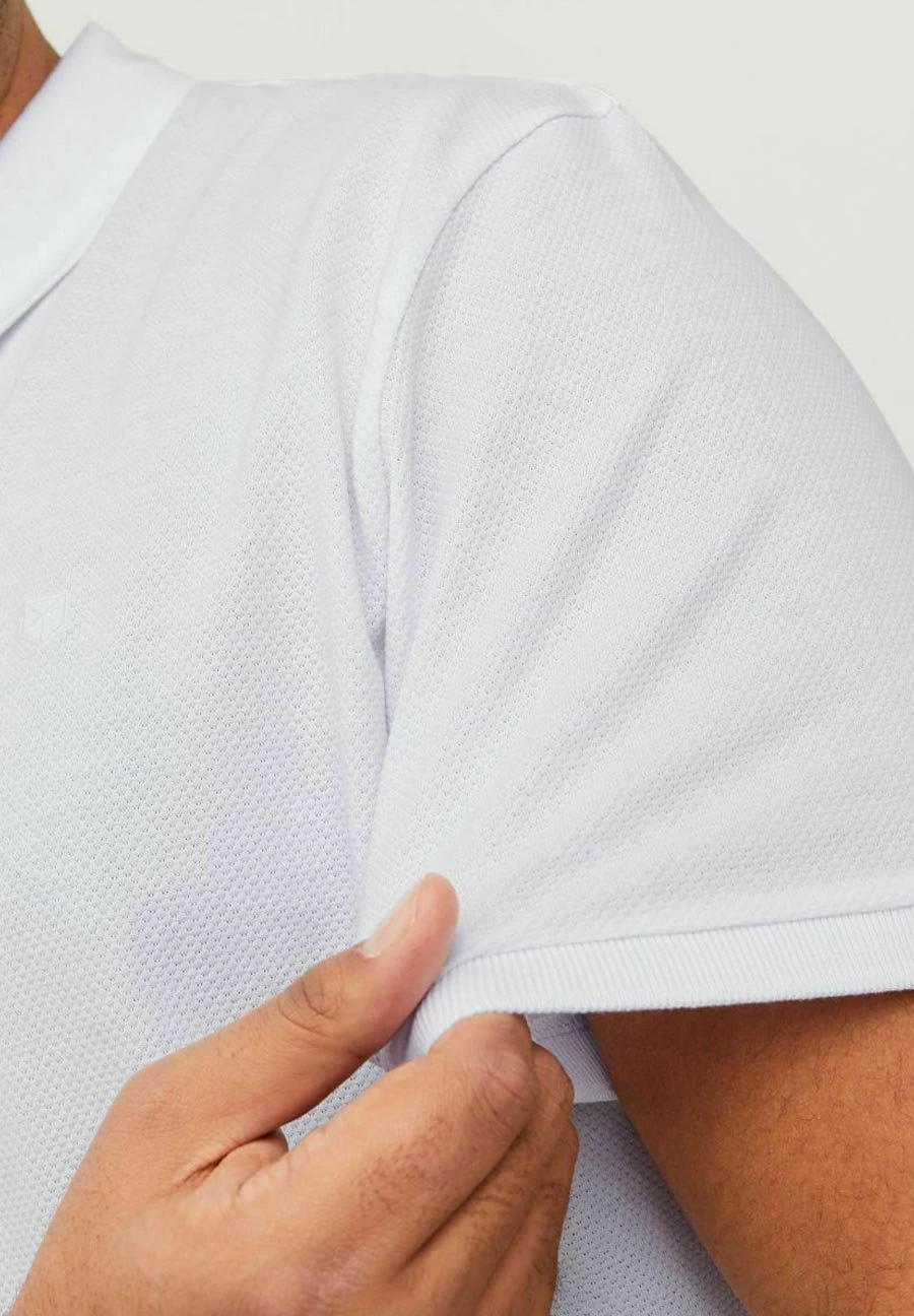 Jack & Jones Reissverschluss - Poloshirt - Bright White 5 Jack & Jones Reissverschluss - Poloshirt - Bright White - Afbeelding 5