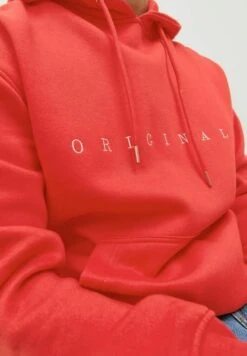 Jack & Jones Jorcopenhagen Unisex - Hoodie - Rococco Red -Jack & Jones Verkoopwinkel 19bb3f820948457a93f969dd586e9ebb