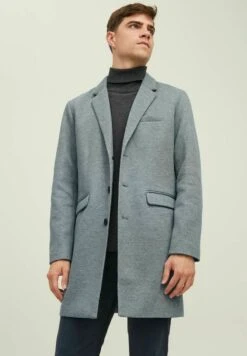 Jack & Jones Marco Coat - Halflange Jas - Light Grey Melange