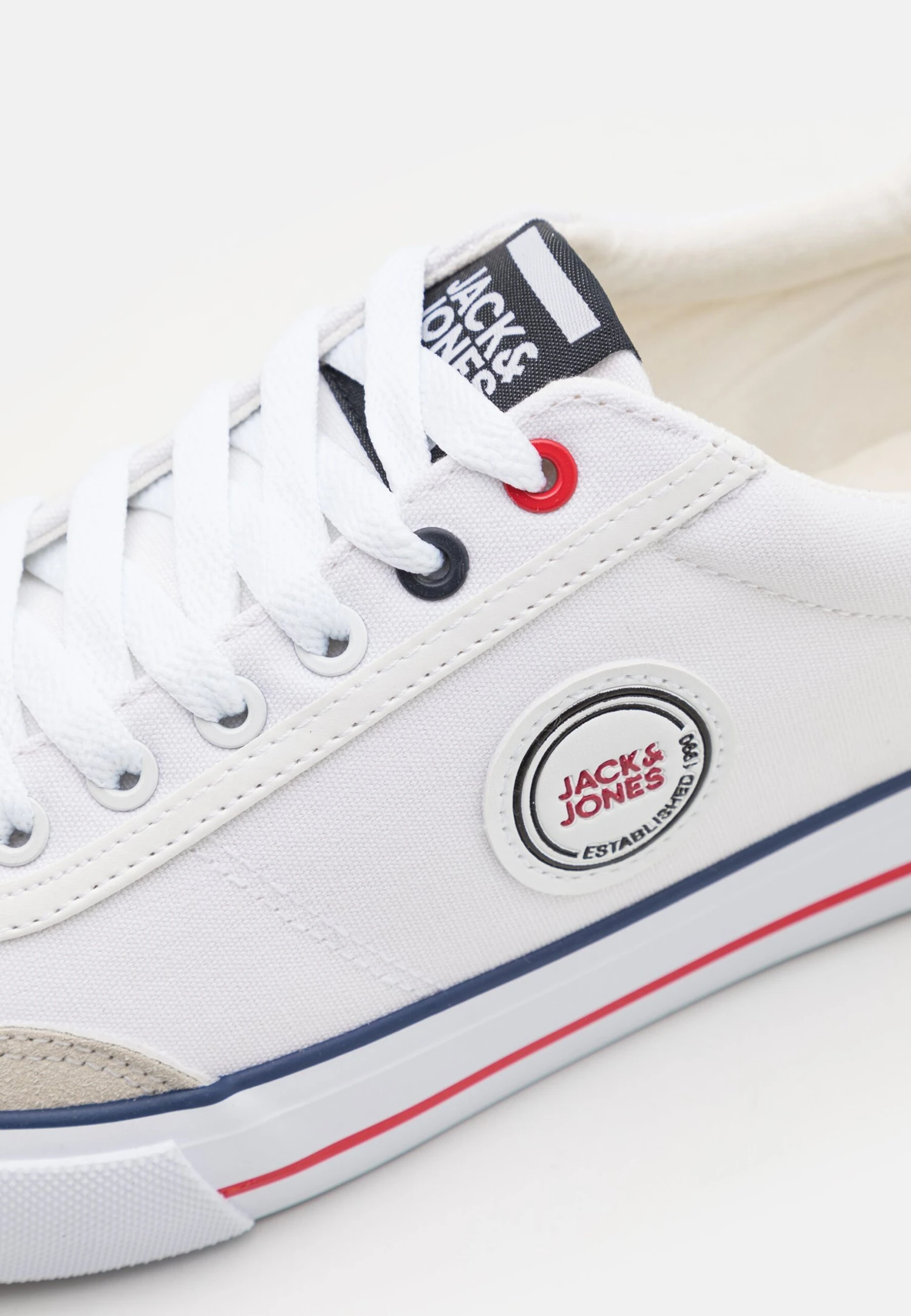 Jack & Jones Jfwtoby Mix - Sneakers Laag - White 6 Jack & Jones Jfwtoby Mix - Sneakers Laag - White - Afbeelding 6