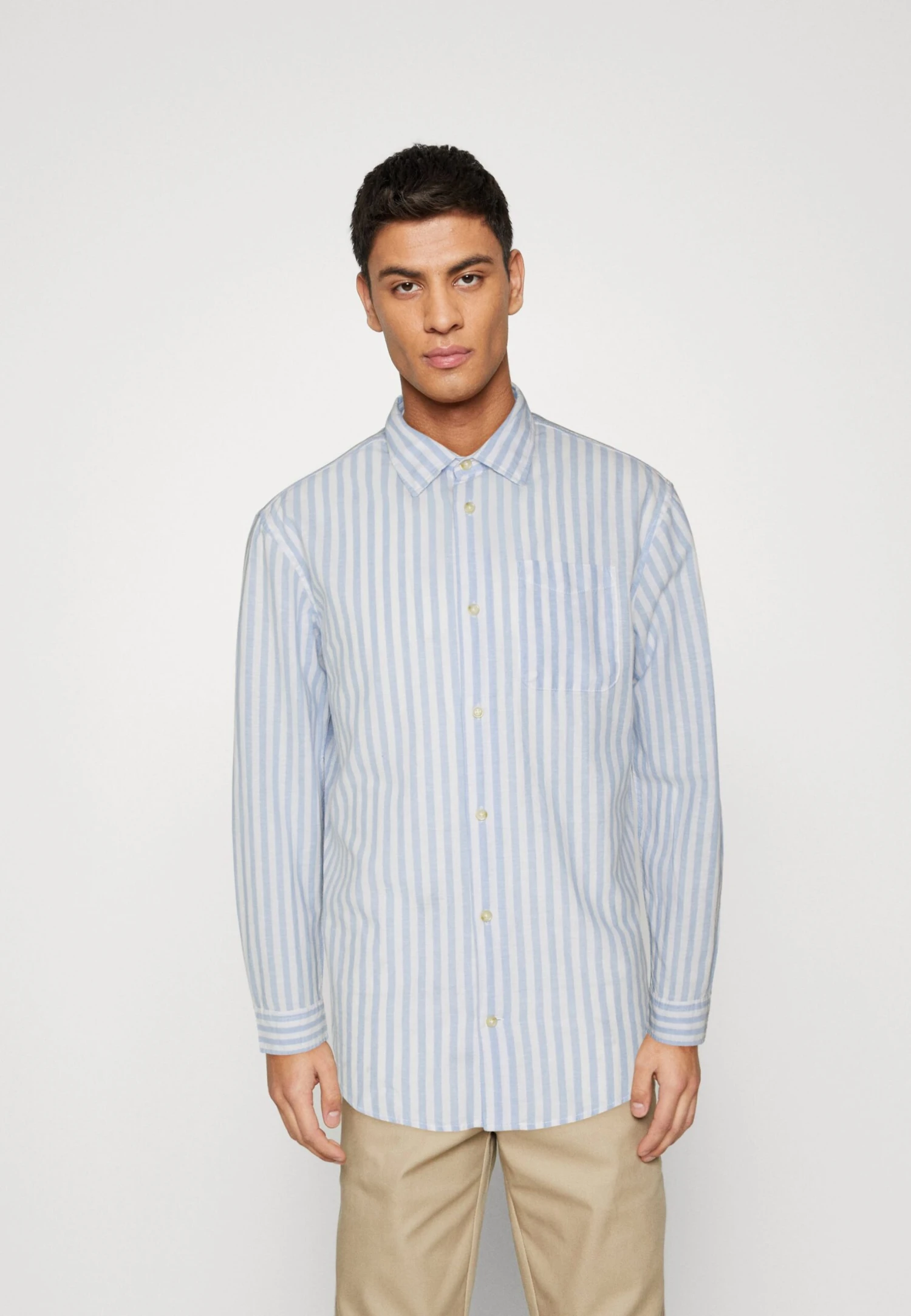 JACK&JONES Premium Jprblusummer Stripe L/S - Overhemd - Cashmere Blue 1 JACK&JONES Premium Jprblusummer Stripe L/S - Overhemd - Cashmere Blue