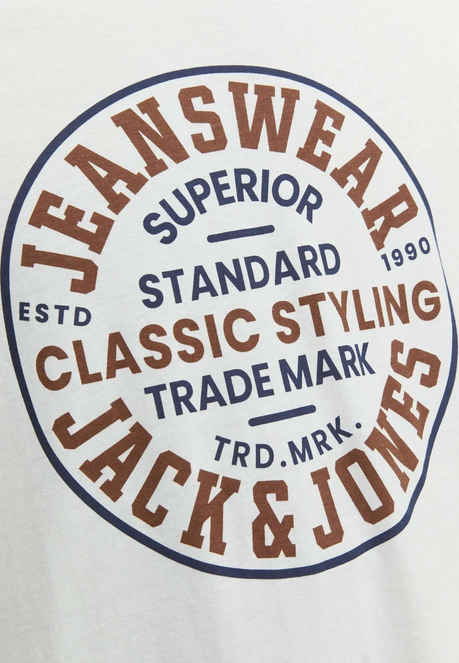 JACK&JONES Premium Jprblueddie Crew Neck- T-Shirt Print - Bright White 7 JACK&JONES Premium Jprblueddie Crew Neck- T-Shirt Print - Bright White - Afbeelding 7