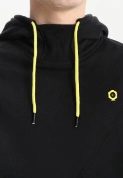 Jack & Jones Jcopinn Hood Regular Fit - Hoodie - Black/Yellow String -Jack & Jones Verkoopwinkel 218c49ff82e148f1a2036e5dda3c401e