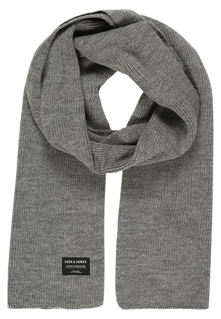 Jack & Jones Jacdna Scarf - Sjaal - Grey Melange 2 Jack & Jones Jacdna Scarf - Sjaal - Grey Melange - Afbeelding 2