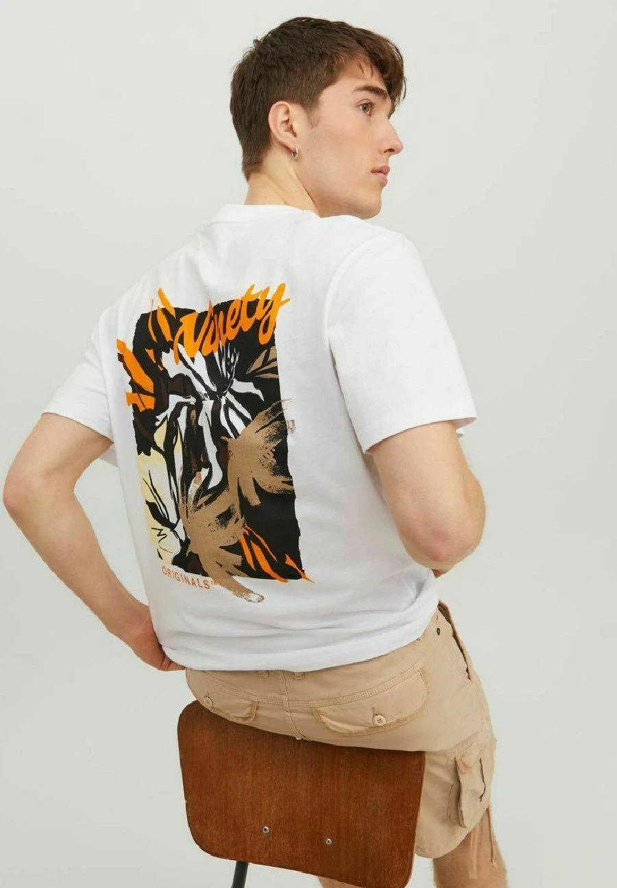 Jack & Jones T-Shirt Print - Bright White 6 Jack & Jones T-Shirt Print - Bright White - Afbeelding 6