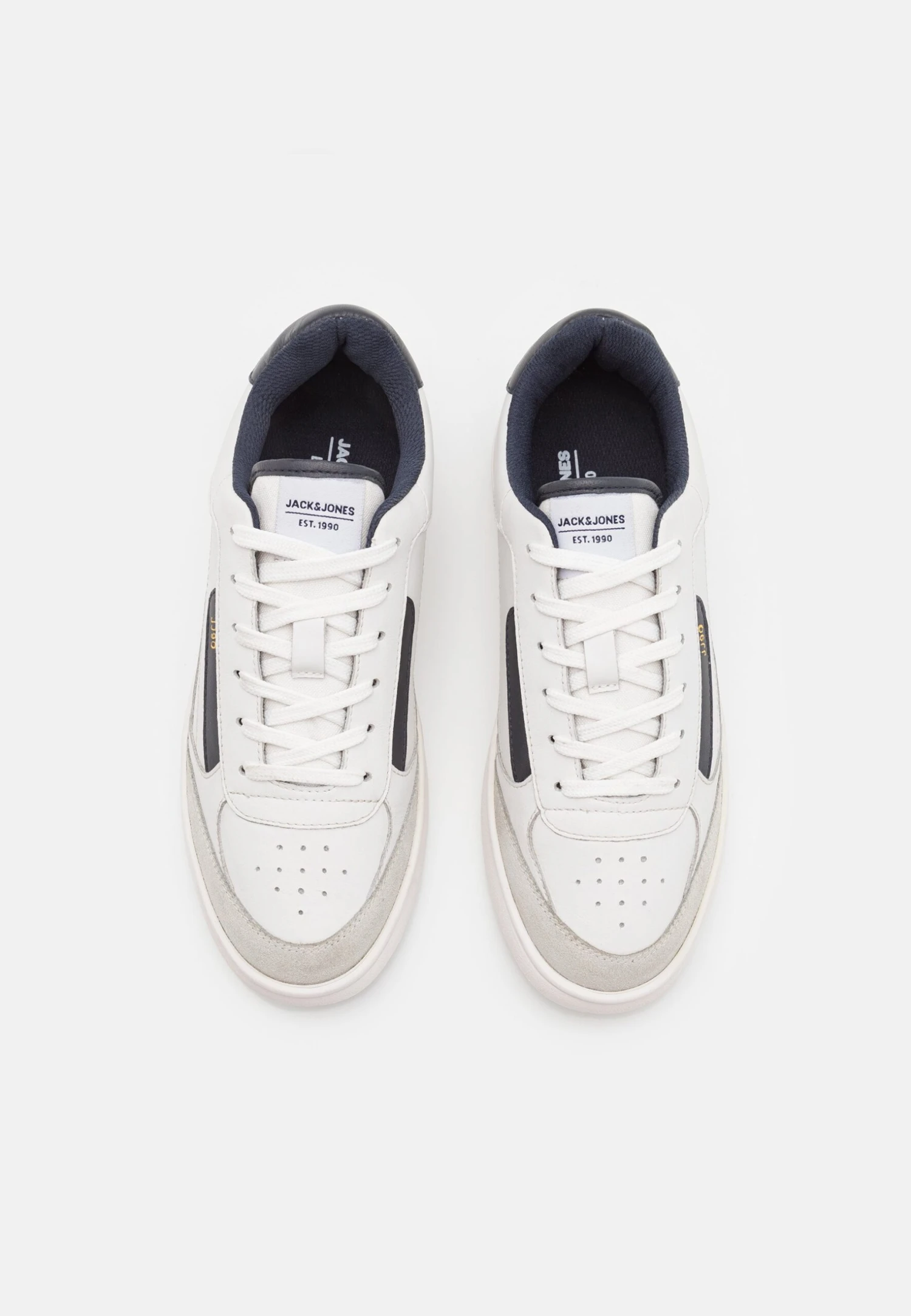 Jack & Jones Jfwnorton- Sneakers Laag - White/Navy 4 Jack & Jones Jfwnorton- Sneakers Laag - White/Navy - Afbeelding 4
