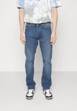 Jack & Jones Jjimike Jjoriginal - Straight Leg Jeans - Blue Denim