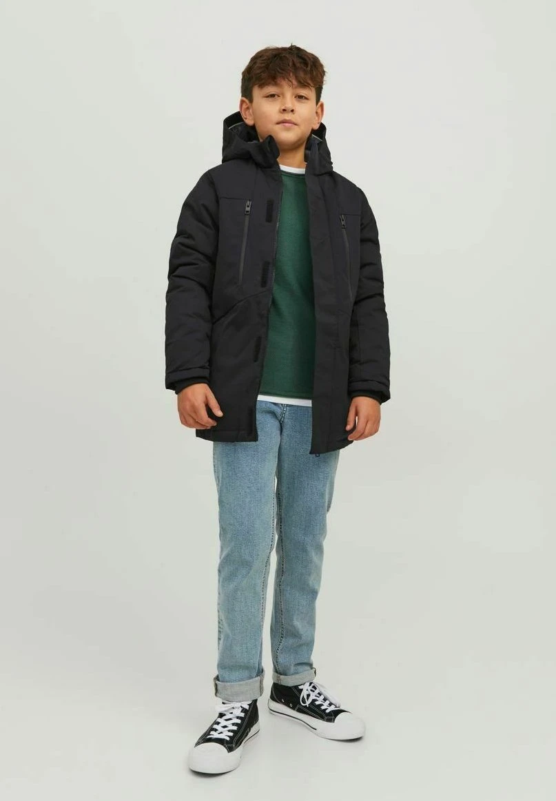 Jack & Jones Junior Winterjas - Black 1 Jack & Jones Junior Winterjas - Black