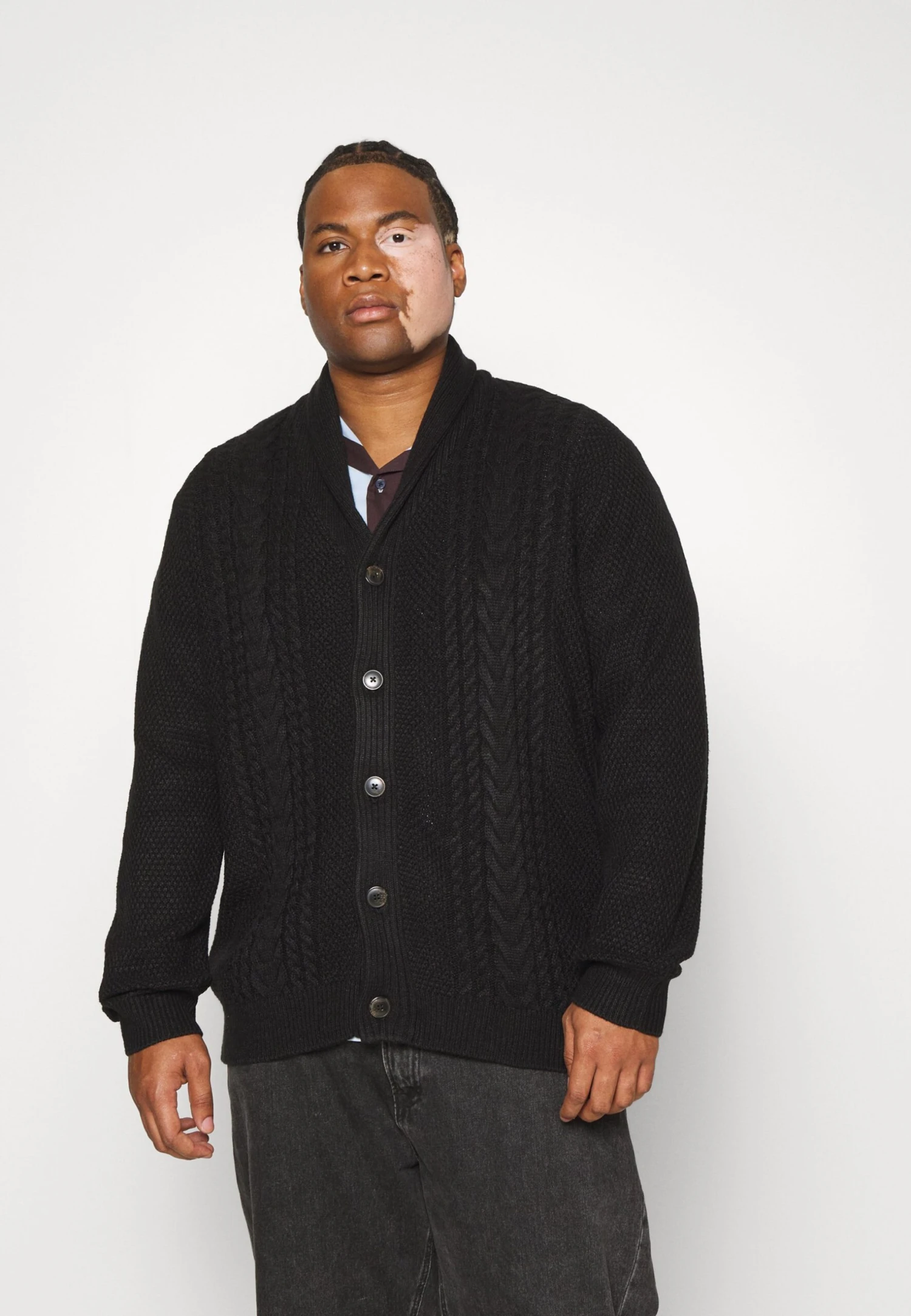 Jack & Jones Jjcraig Shawl Neck Cardigan- Vest - Black 1 Jack & Jones Jjcraig Shawl Neck Cardigan- Vest - Black