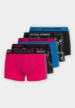 Jack & Jones Jacneon Bird Trunks 5 Pack - Onderbroeken - Black