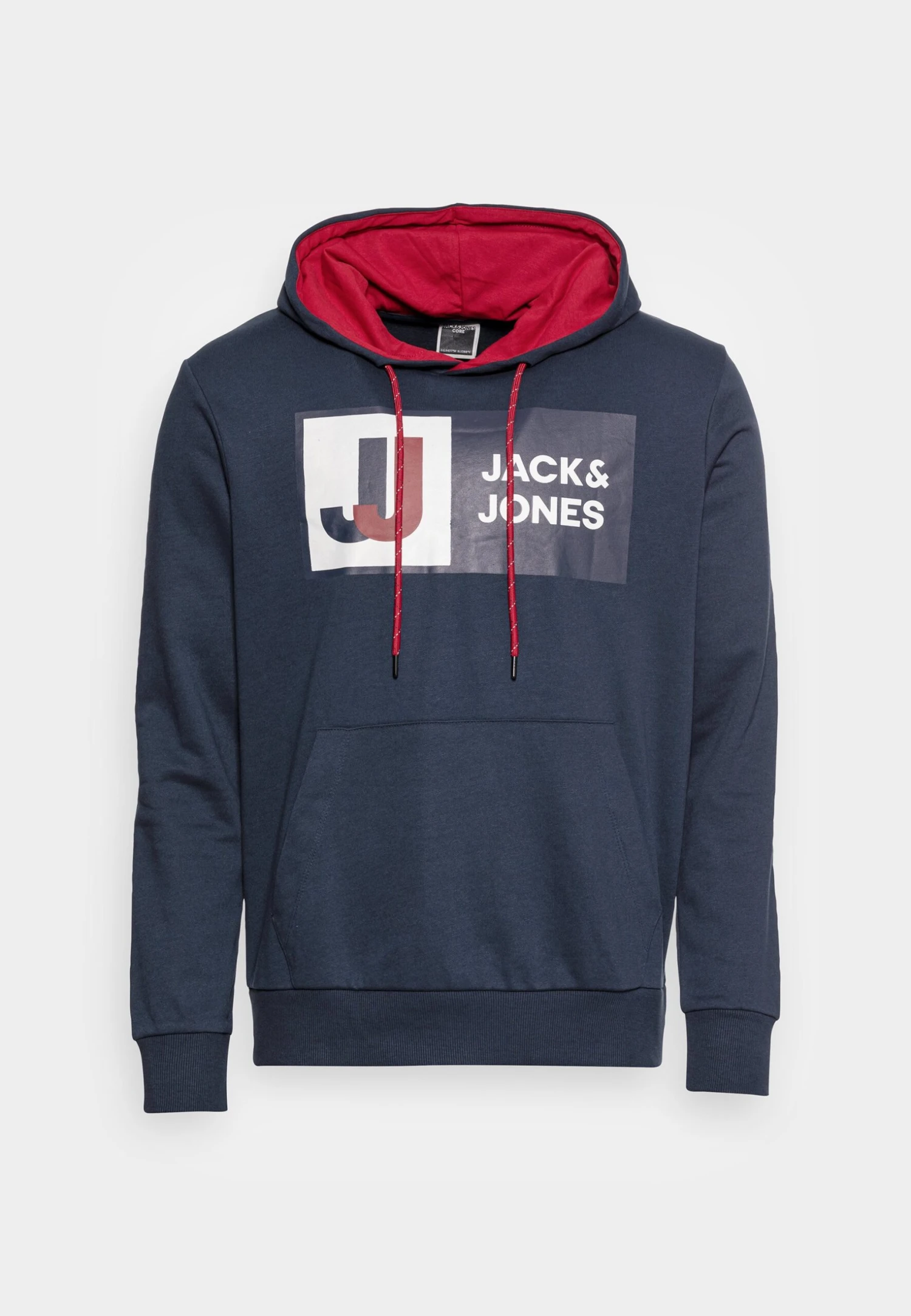 Jack & Jones Jcologan- Hoodie - Navy Blazer 4 Jack & Jones Jcologan- Hoodie - Navy Blazer - Afbeelding 4