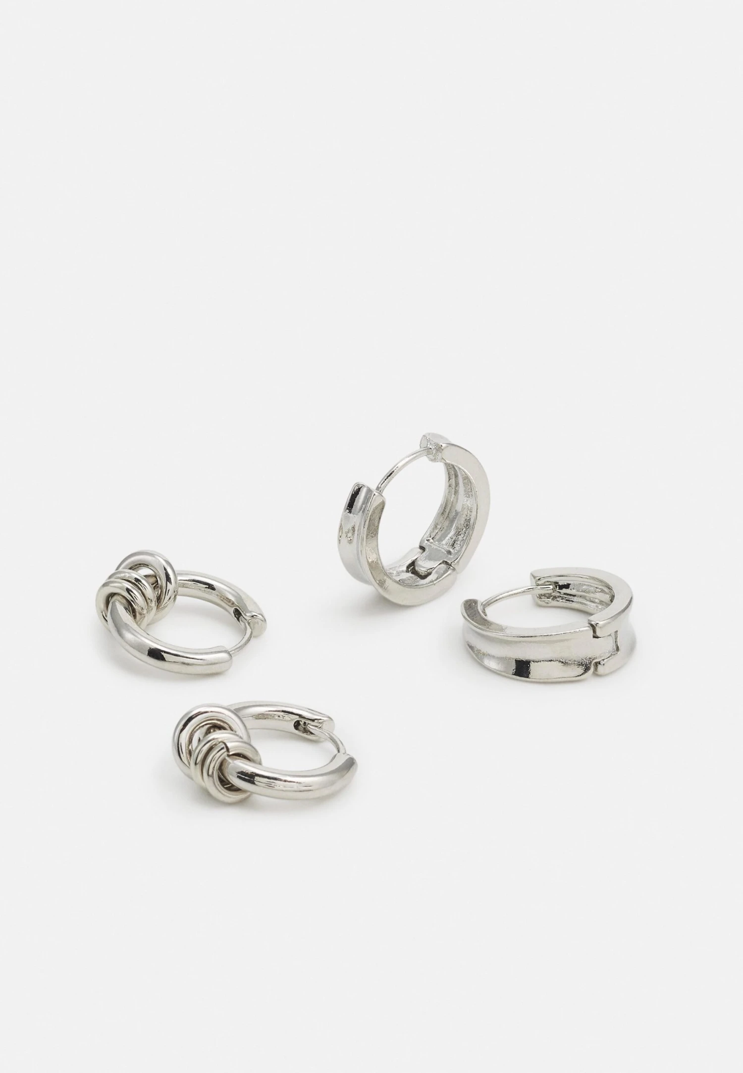 Jack & Jones Jacsacile Earrings Unisex 4 Pack - Oorbellen - Silver-Coloured 3 Jack & Jones Jacsacile Earrings Unisex 4 Pack - Oorbellen - Silver-Coloured - Afbeelding 3