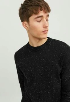 Jack & Jones Ealbert Crew Neck Sn - Trui - Black -Jack & Jones Verkoopwinkel 2e1ba91a49024274b231f8d2f13ddc67