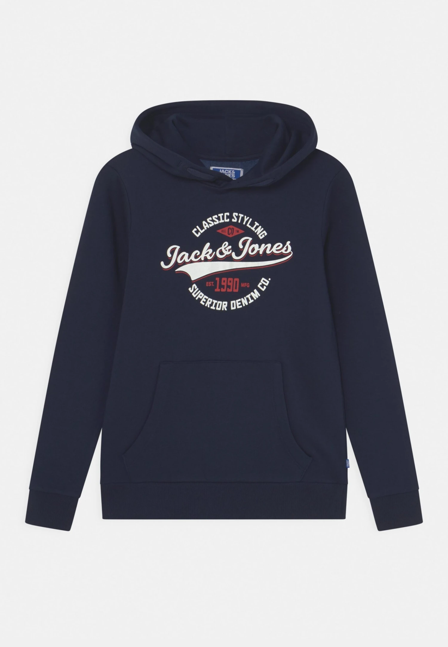 Jack & Jones Junior Jjelogo - Hoodie - Navy Blazer 1 Jack & Jones Junior Jjelogo - Hoodie - Navy Blazer