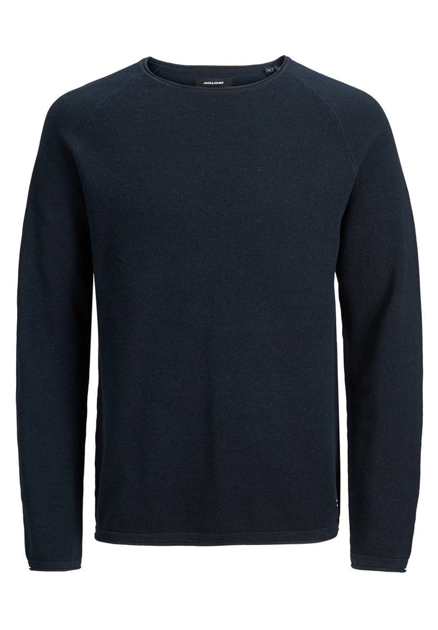 Jack & Jones JjehillCrew Neck Noos - Trui - Navy Blazer 1 Jack & Jones JjehillCrew Neck Noos - Trui - Navy Blazer