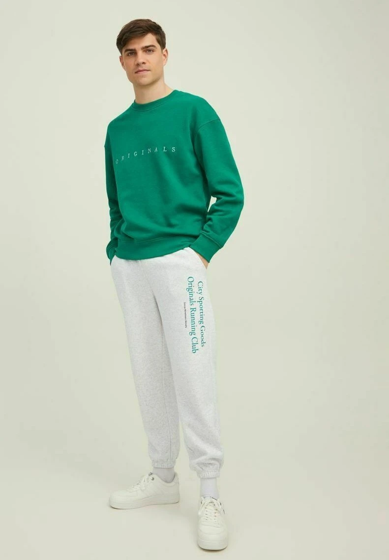 Jack & Jones Kane Brink Grafik - Trainingsbroek - White Melange 2 Jack & Jones Kane Brink Grafik - Trainingsbroek - White Melange - Afbeelding 2