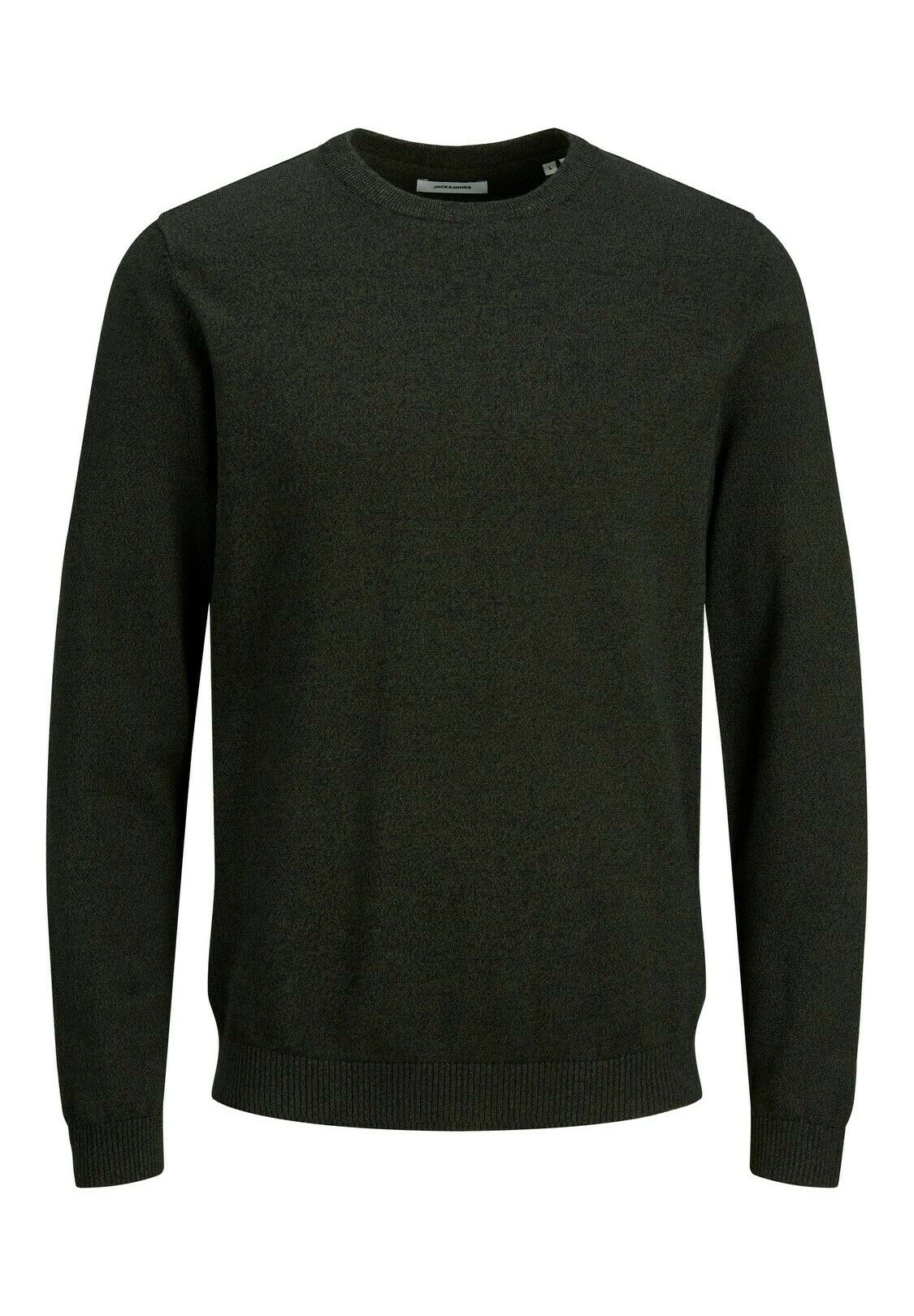 Jack & Jones Ebasic Crew Neck Noos - Trui - Dark Green 1 Jack & Jones Ebasic Crew Neck Noos - Trui - Dark Green