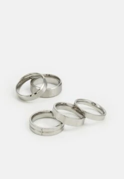 Jack & Jones Jacplain Mix 5 Pack Unisex - Ring - Silver-Coloured 5 Jack & Jones Jacplain Mix 5 Pack Unisex - Ring - Silver-Coloured -Jack & Jones Verkoopwinkel 34279d75f69446bfa45241bfc9d848ac