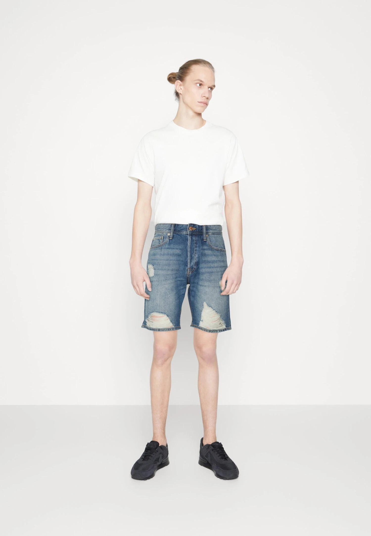 Jack & Jones Jjichris Jjoriginal - Jeansshort - Blue Denim 2 Jack & Jones Jjichris Jjoriginal - Jeansshort - Blue Denim - Afbeelding 2
