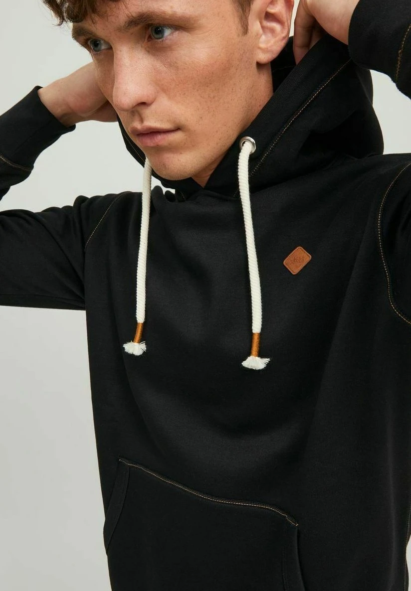 JACK&JONES Premium Hoodie - Black 4 JACK&JONES Premium Hoodie - Black - Afbeelding 4