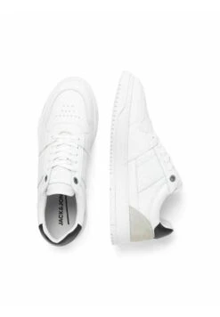 Jack & Jones Basket Leder - Sneakers Laag - Bright White -Jack & Jones Verkoopwinkel 36d8b2d5810b40fca6c0f4a5a4577d54