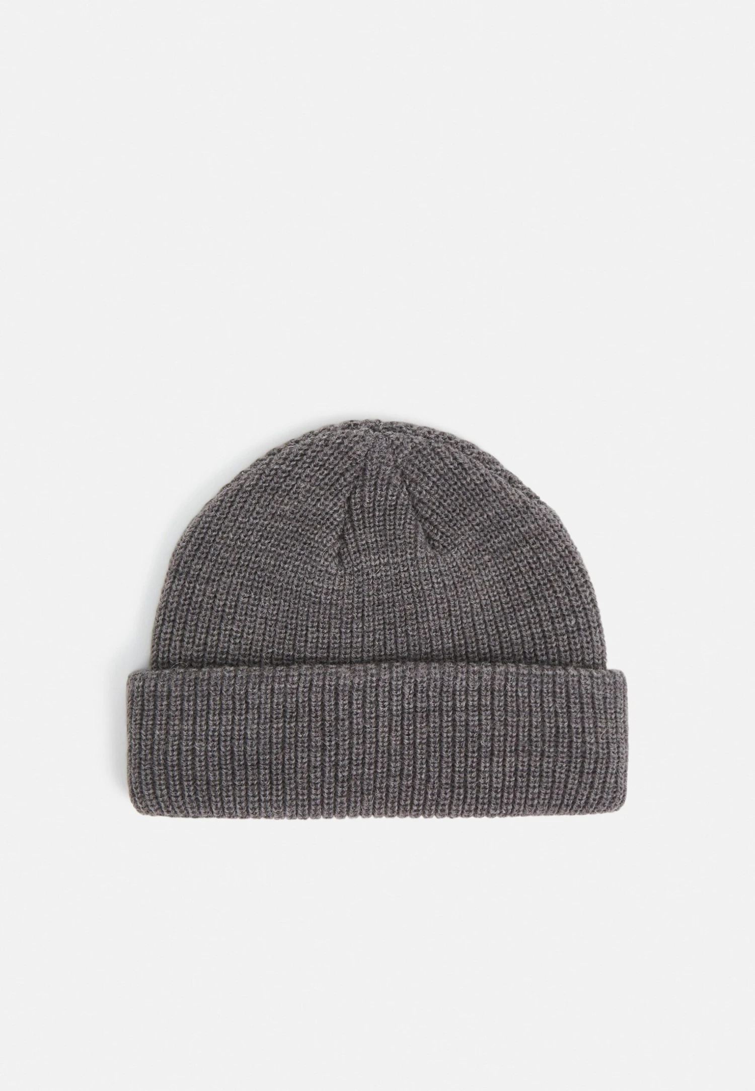 Jack & Jones Jactwisted Short Beanie - Muts - Grey Melange 2 Jack & Jones Jactwisted Short Beanie - Muts - Grey Melange - Afbeelding 2