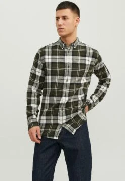 Jack & Jones Jjeclassic Autumn Check Ls Sn - Overhemd - Rosin